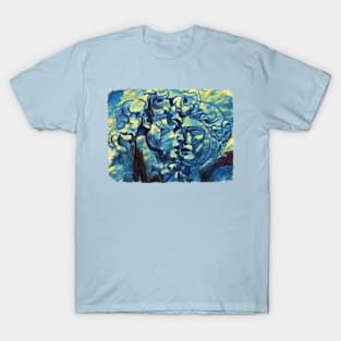 David of Michelangelo Van Gogh Style T-Shirt